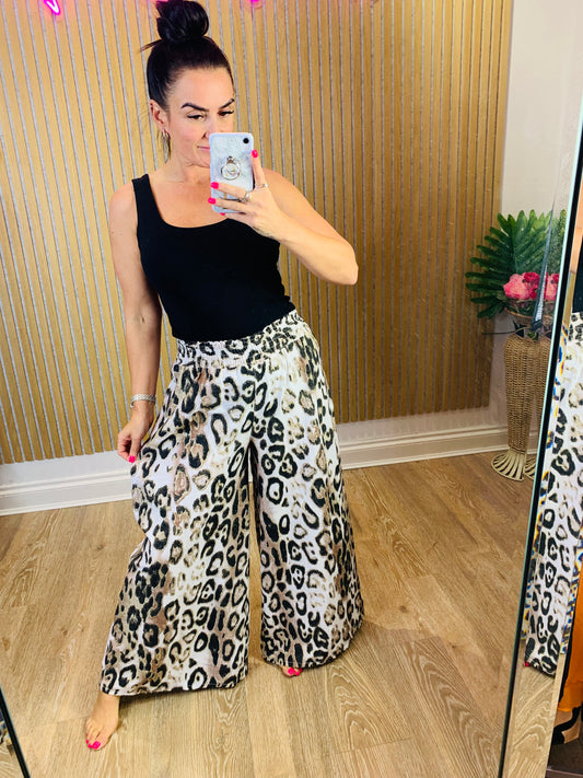 Leopard Print Trouser