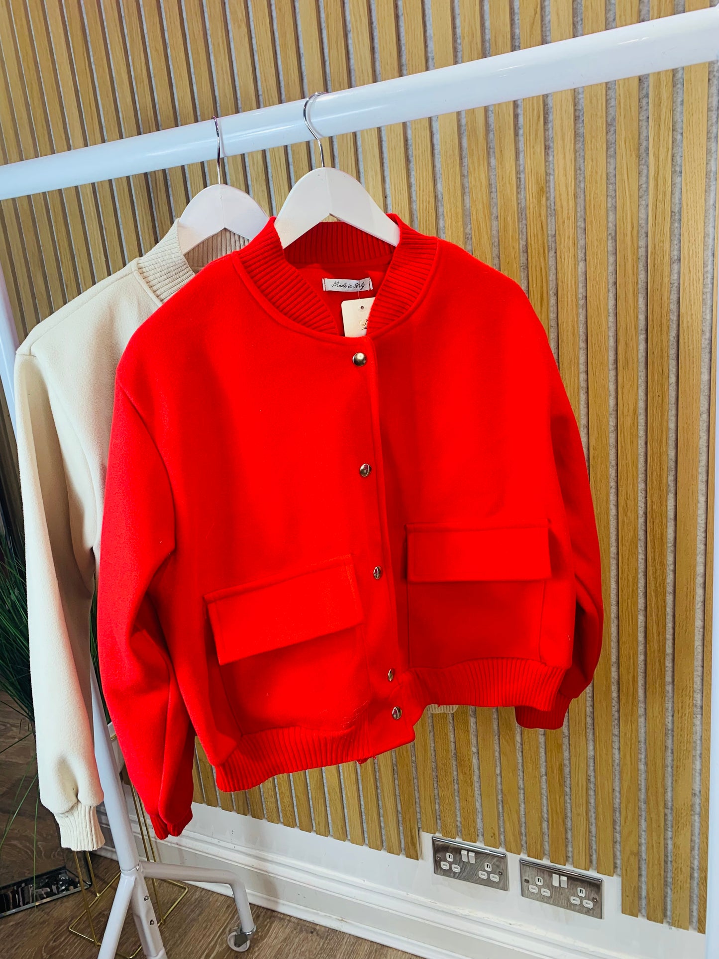 Bomber Jacket Red