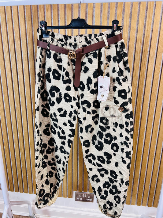 CC Leopard Trouser