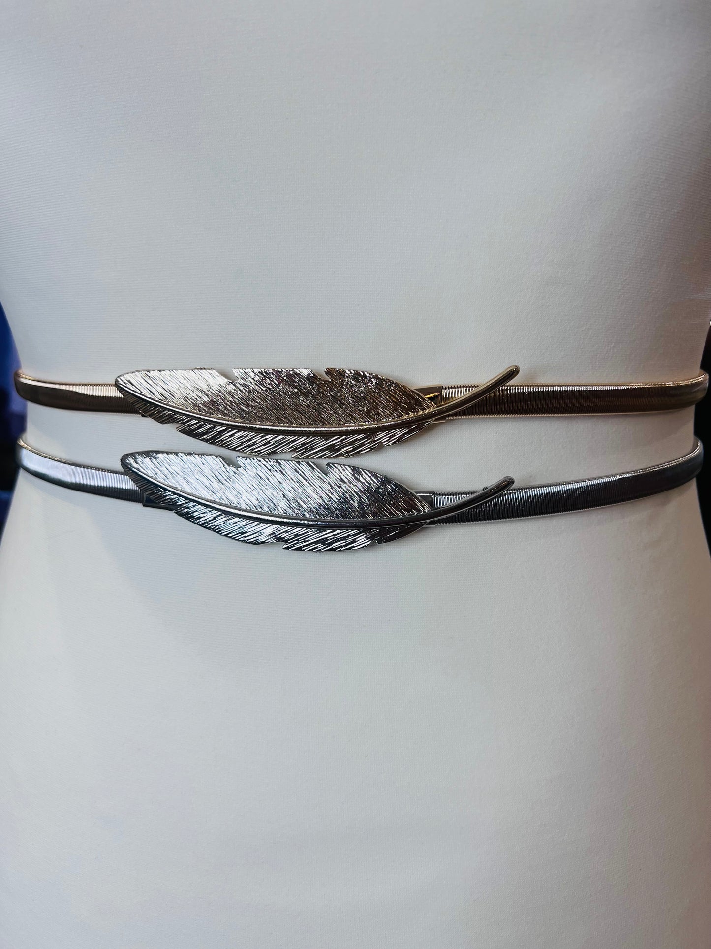 Metal Stretch leaf Belt