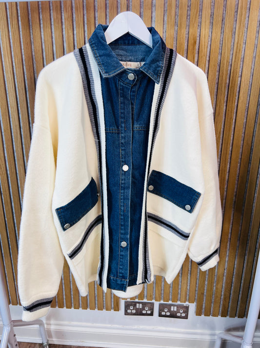 Denim Blanc Jacket