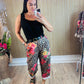 Leopard Flower Pant