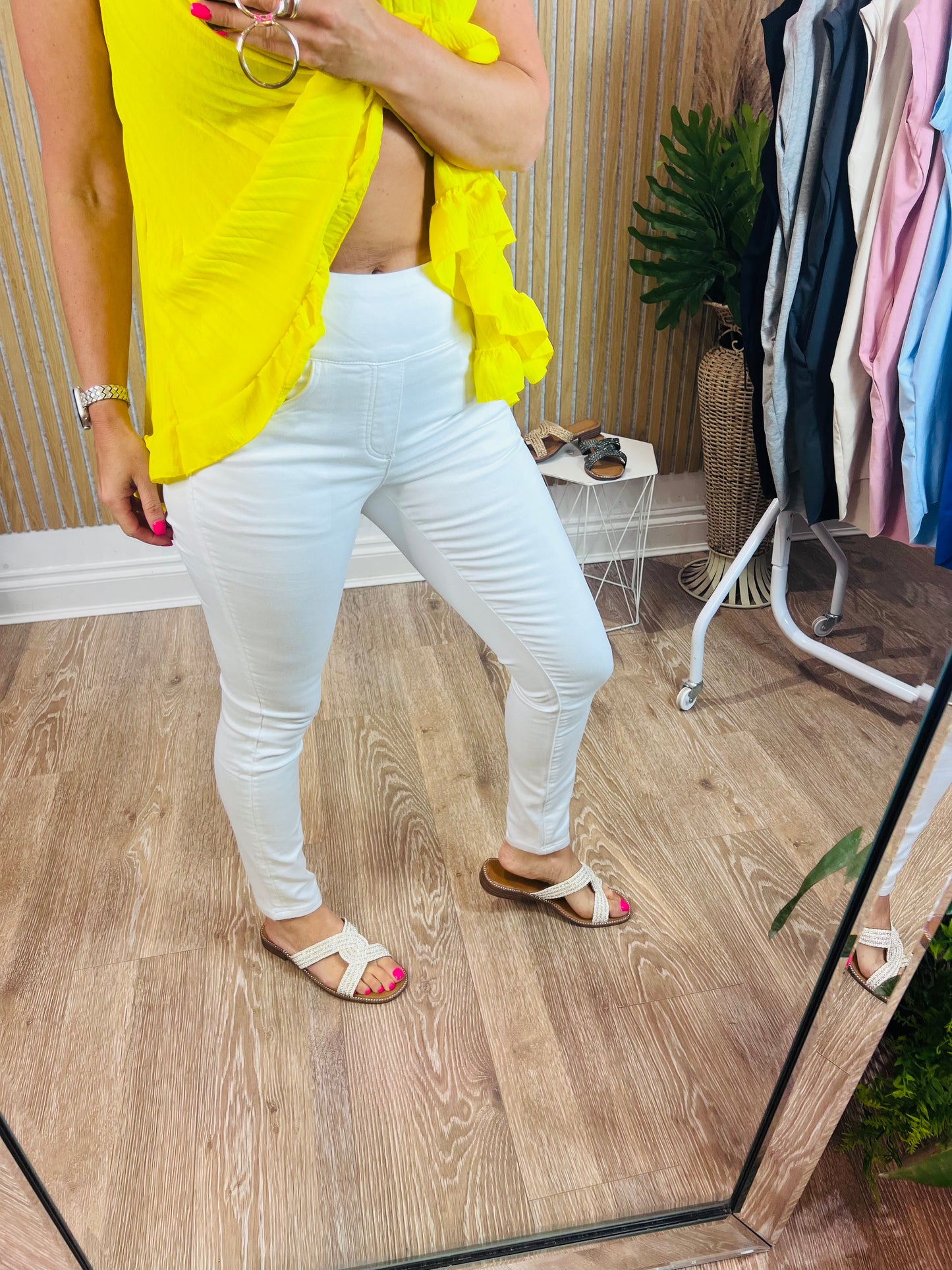 Tocada Jeggings White