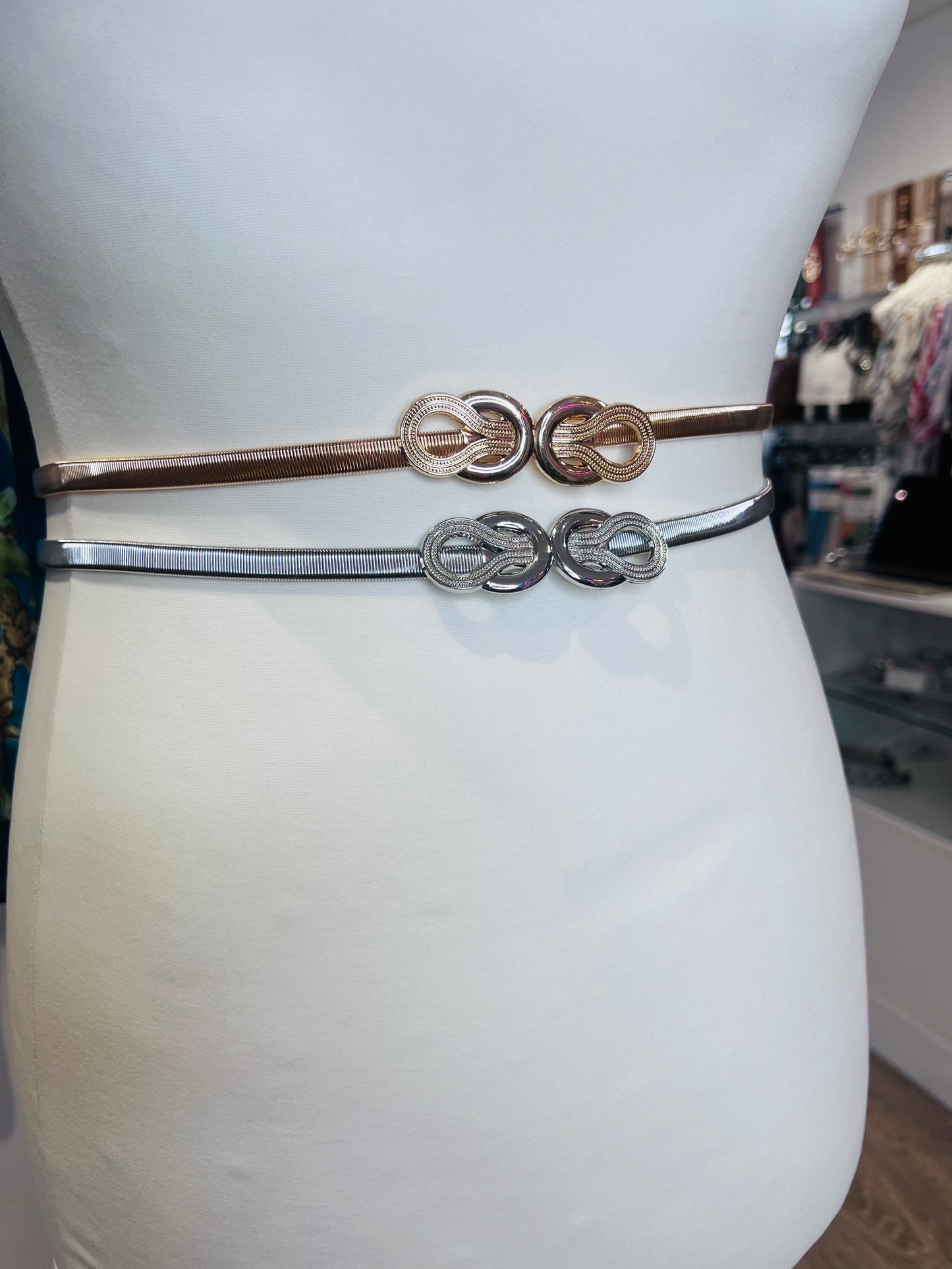 Metal Stretch loop Belt